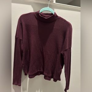 Purple turtleneck long sleeve size small